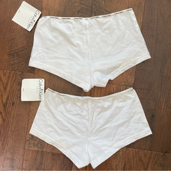 CALVIN KLEIN boy shorts panties, 2 pair, size M, NWT - Picture 3 of 9